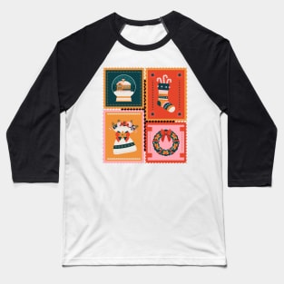 Christmas stamps 3 Baseball T-Shirt